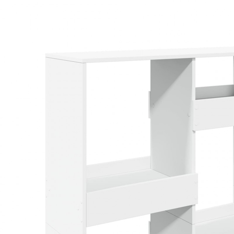 Regał/przegroda, biały, 100x33x135 cm, materiał drewnopochodny