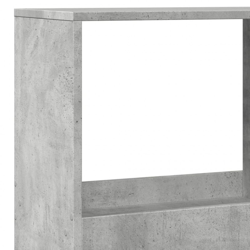 Regał/przegroda, szarość betonu, 100x33x175 cm
