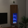 Szafka TV z LED, dąb artisian, 30,5x30x102 cm