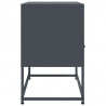 Szafka pod telewizor, antracytowa, 68x39x60,5 cm, stalowa