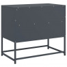 Szafka pod telewizor, antracytowa, 68x39x60,5 cm, stalowa