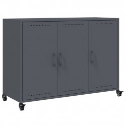Szafka, antracytowa, 100,5x39x72 cm, stal