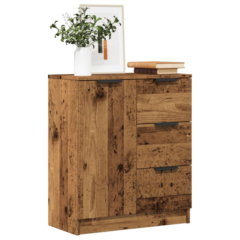 Szafka, stare drewno, 60x30x70 cm, materiał drewnopochodny