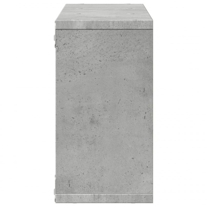 Półka ścienna, 100x16x30 cm, szarość betonu