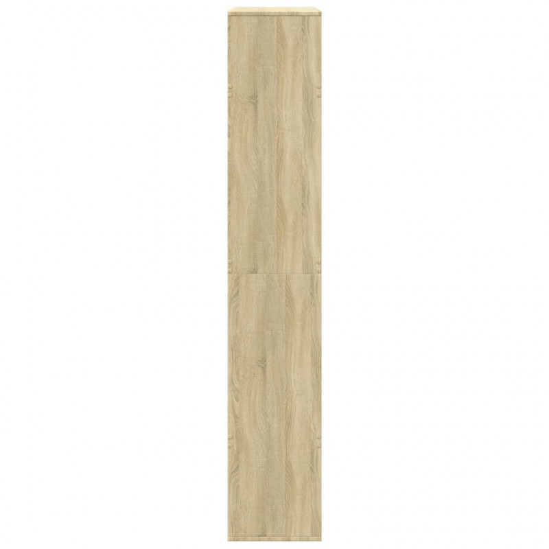 Regał, dąb sonoma, 100x33x187,5 cm, materiał drewnopochodny