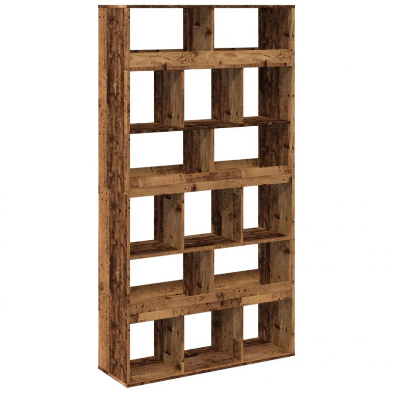 Regał, stare drewno, 100x33x187,5 cm, materiał drewnopochodny