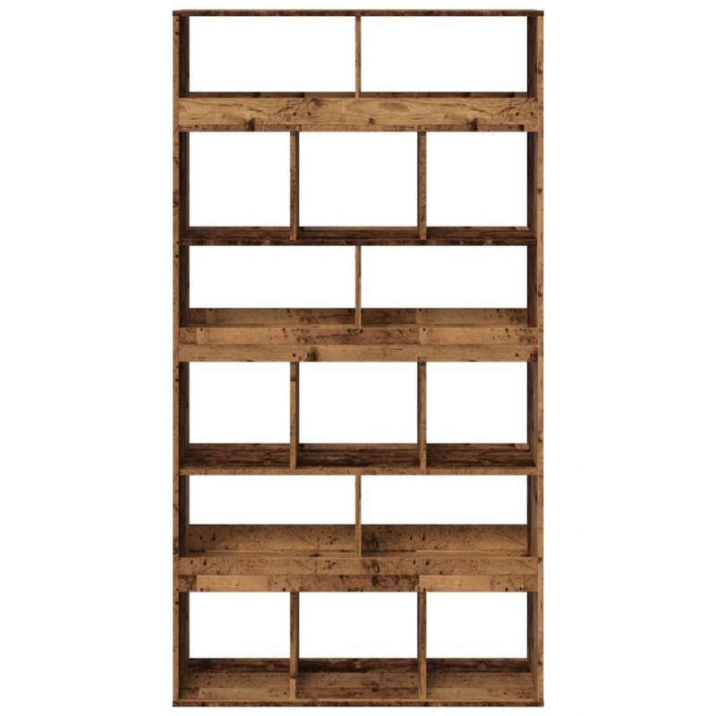 Regał, stare drewno, 100x33x187,5 cm, materiał drewnopochodny