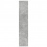 Regał, szarość betonu, 100x33x155,5 cm, materiał drewnopochodny
