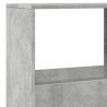 Regał, szarość betonu, 100x33x155,5 cm, materiał drewnopochodny
