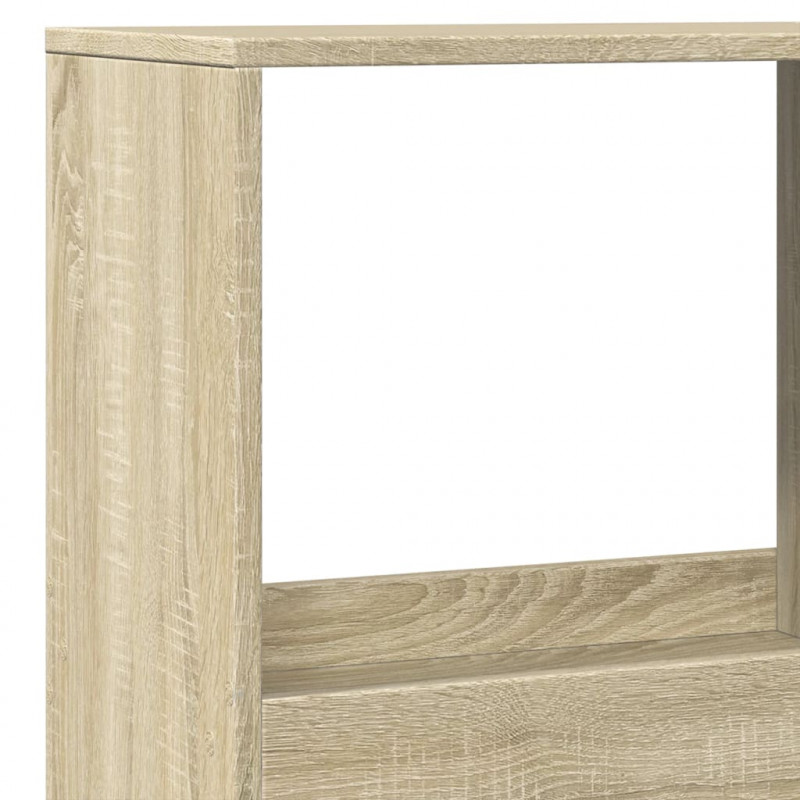 Regał, dąb sonoma, 100x33x175 cm, materiał drewnopochodny