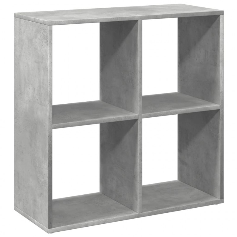 Regał przegroda, szarość betonu, 69,5x29x69,5 cm