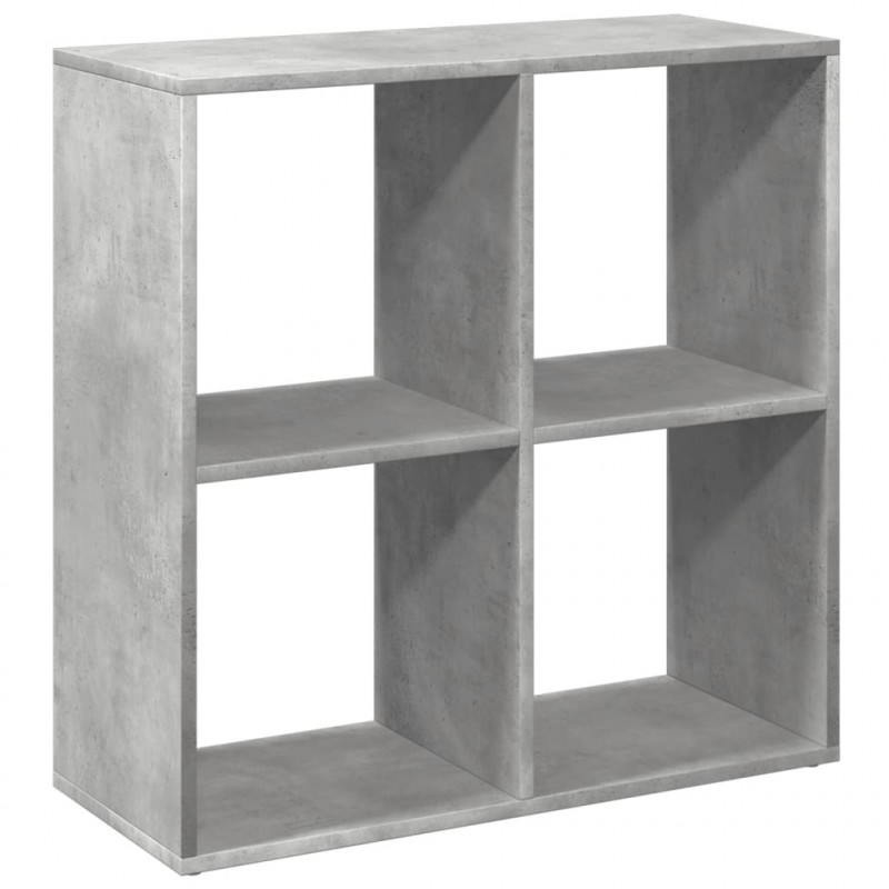 Regał przegroda, szarość betonu, 69,5x29x69,5 cm