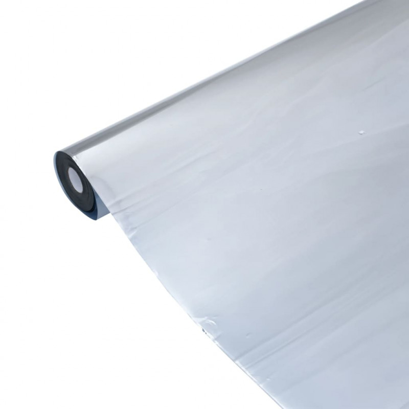 Folia okienna odbijająca promienie słońca, srebrna, 60x1000 cm