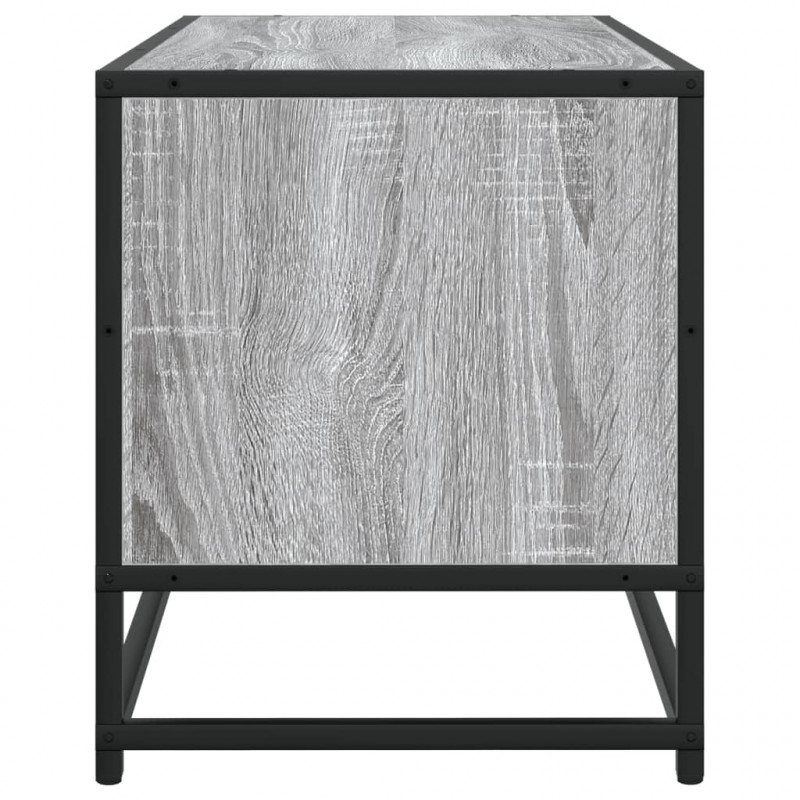 Szafka pod telewizor, szary dąb sonoma, 80x34,5x40 cm