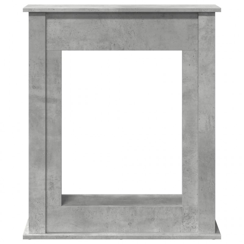 Obudowa kominka, szarość betonu, 75x20x87,5 cm