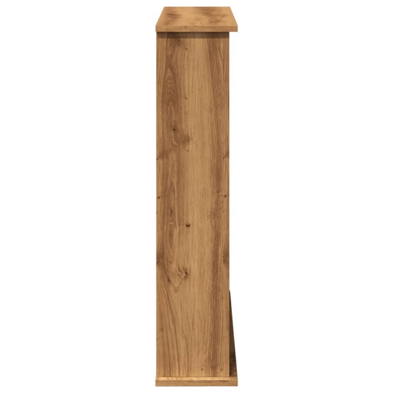 Obudowa kominka, dąb artisan, 75x20x87,5 cm