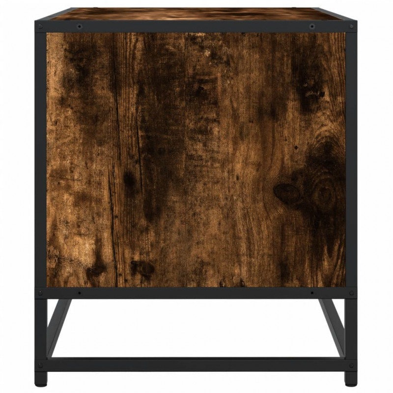 Szafka pod telewizor, przydymiony dąb, 91x40x46 cm