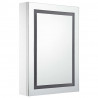 Szafka łazienkowa z lustrem i LED, 50 x 13 x 70 cm