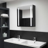 Szafka łazienkowa z lustrem i LED, 62x14x60 cm