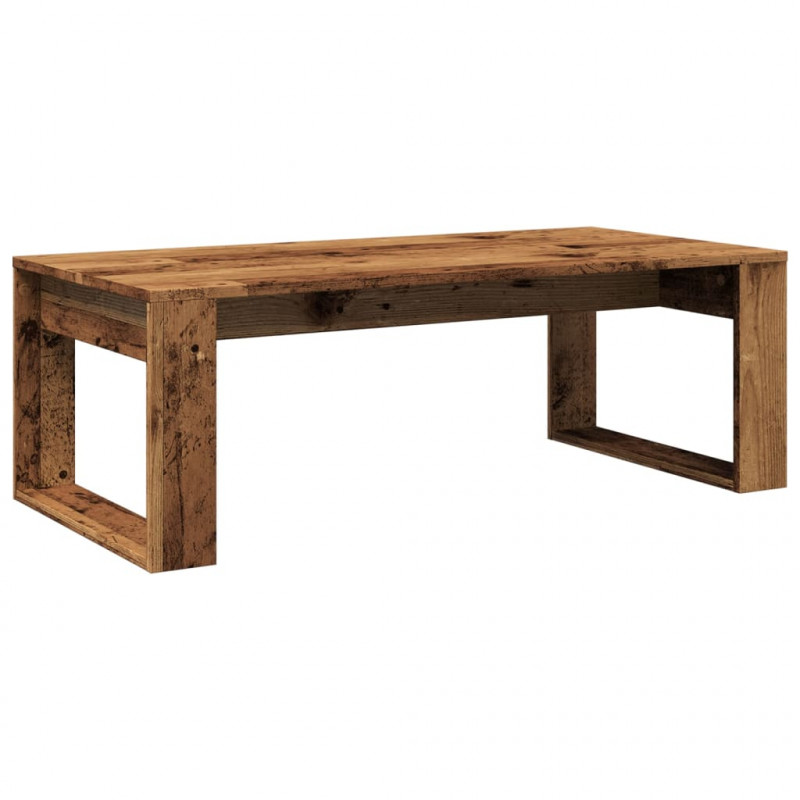 Stolik kawowy, kolor starego drewna, 102x50x35 cm