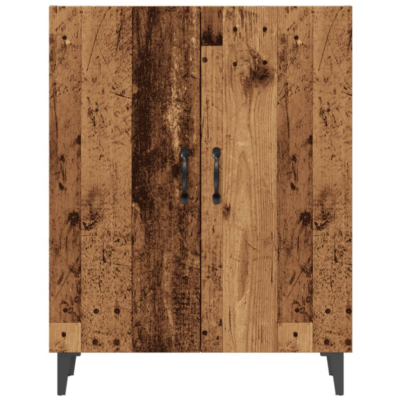 Szafka, stare drewno, 70x34x90 cm, materiał drewnopochodny