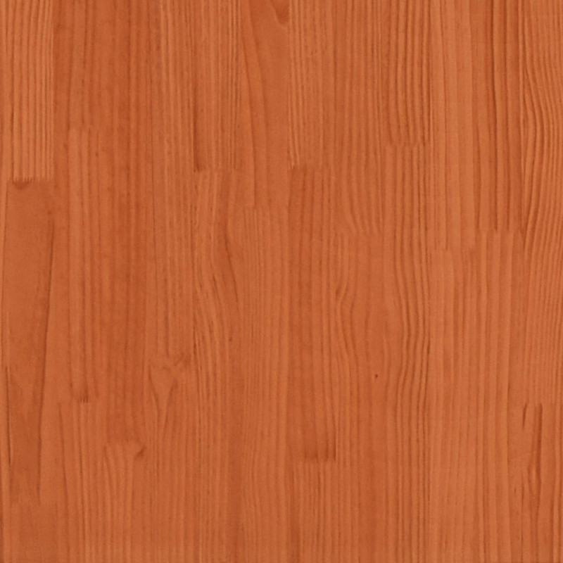 Łóżko z regałem, bez materaca, 135x190 cm, drewno sosnowe