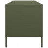 Szafka RTV, oliwkowa, 135x39x43,5 cm, stal walcowana na zimno