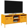 Szafka RTV, żółta, 101,5x39x43,5 cm, stal walcowana na zimno