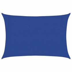Żagiel przeciwsłoneczny, 160 g/m², niebieski, 3x4,5 m, HDPE