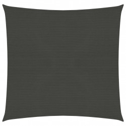 Żagiel przeciwsłoneczny, 160 g/m², antracytowy, 3x3 m, HDPE