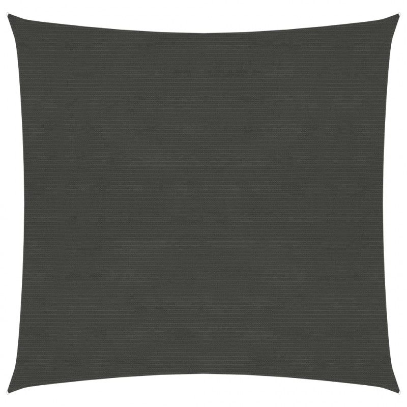 Żagiel przeciwsłoneczny, 160 g/m², antracytowy, 3x3 m, HDPE