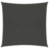 Żagiel przeciwsłoneczny, 160 g/m², antracytowy, 3x3 m, HDPE