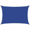 Żagiel przeciwsłoneczny, 160 g/m², niebieski, 4x5 m, HDPE