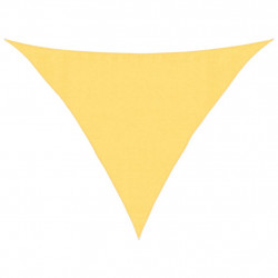 Żagiel przeciwsłoneczny, 160 g/m², beżowy, 3,5x3,5x4,9 m, HDPE