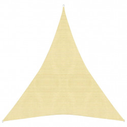 Żagiel przeciwsłoneczny, 160 g/m², beżowy, 4x5x5 m, HDPE