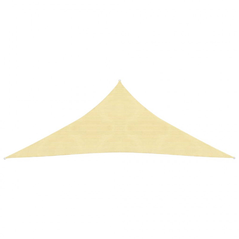 Żagiel przeciwsłoneczny, 160 g/m², beżowy, 4x5x5 m, HDPE