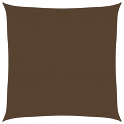 Żagiel przeciwsłoneczny, 160 g/m², brązowy, 4x4 m, HDPE