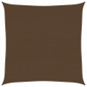 Żagiel przeciwsłoneczny, 160 g/m², brązowy, 4x4 m, HDPE