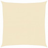 Żagiel przeciwsłoneczny, 160 g/m², kremowy, 7x7 m, HDPE