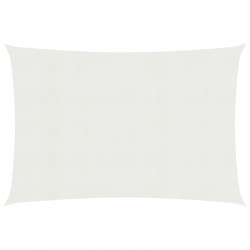 Żagiel przeciwsłoneczny, 160 g/m², biały, 2,5x4 m, HDPE