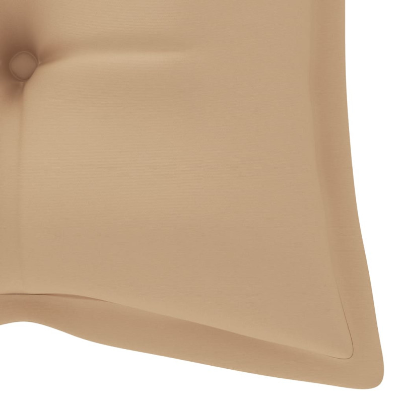 Ławka ogrodowa z poduszką, 120 cm, lite drewno akacjowe