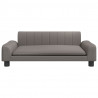 Sofa dla dzieci, kolor taupe, 90x53x30 cm, obita tkaniną