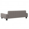 Sofa dla dzieci, kolor taupe, 90x53x30 cm, obita tkaniną