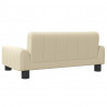 Sofa dla dzieci, kremowa, 70x45x30 cm, obita tkaniną
