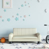 Sofa dla dzieci, kremowa, 70x45x30 cm, sztuczna skóra