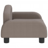Sofa dla dzieci, kolor taupe, 50x40x30 cm, obita tkaniną