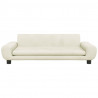 Sofa dla dzieci, kremowe, 100x54x33 cm, aksamit