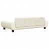 Sofa dla dzieci, kremowe, 100x54x33 cm, aksamit