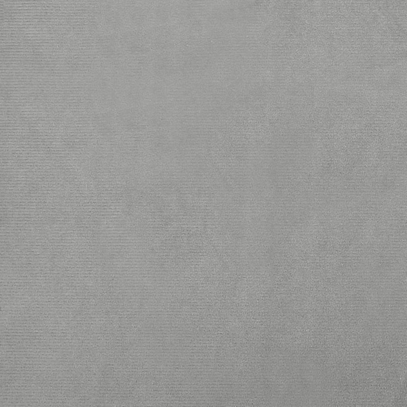 Sofa dziecięca z podnóżkiem, jasnoszara, 100x50x30 cm, aksamit