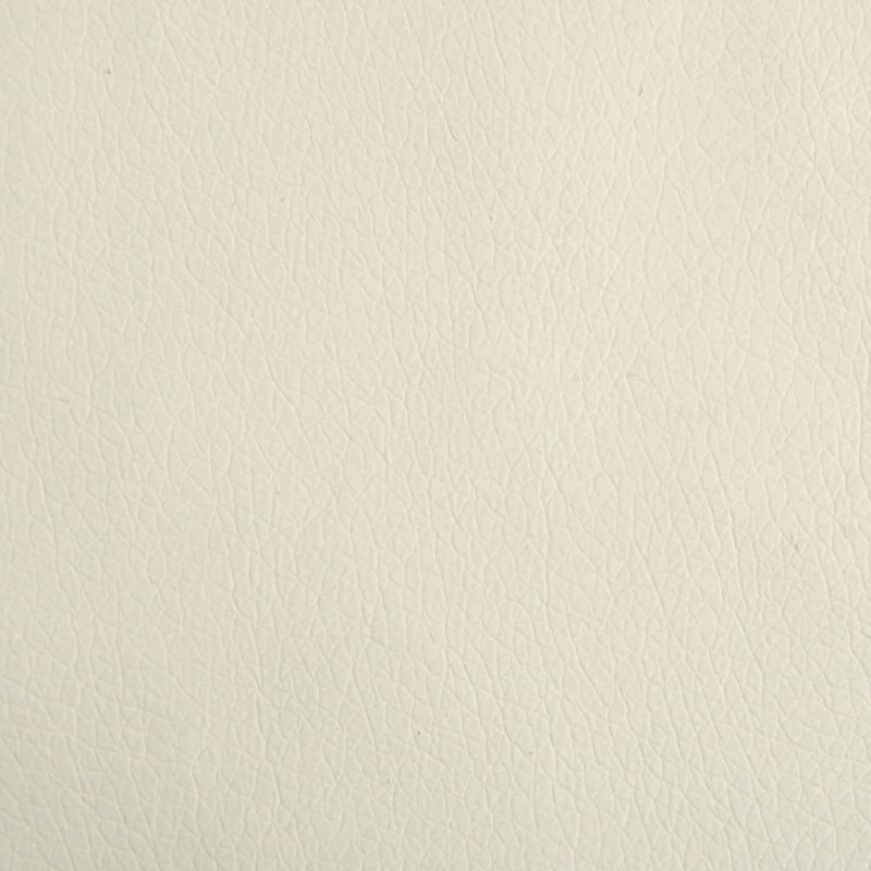 Sofa dziecięca z podnóżkiem, kremowa, 100x50x30 cm, ekoskóra